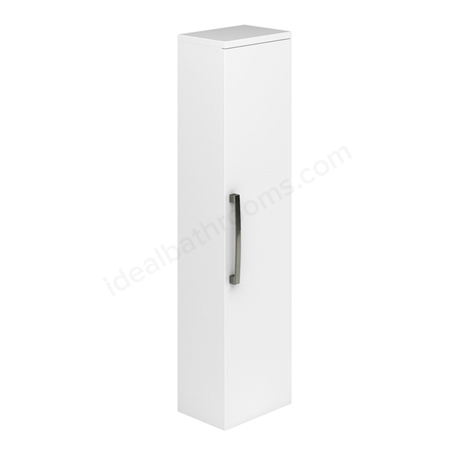 Essential NEVADA Wall Hung Column Unit; 1 Door; 350mm Wide; White