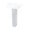 Essential ORCHID Full Pedestal Only; White