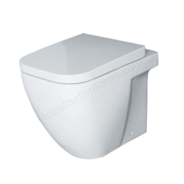 Essential Fuchsia 345mm Back to Wall Pan