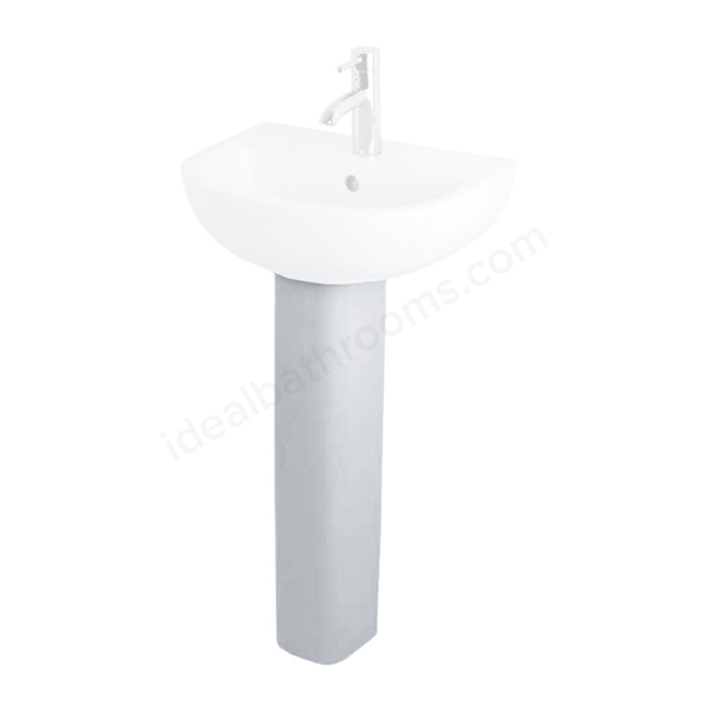 Essential LILY Small Full Pedestal Only; White
