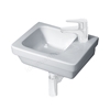 Essential Ivy 360mm Wallhung Basin 1 Tap Hole