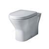 Essential IVY Back to Wall Rimless Pan + Seat Pack; Soft Close Seat; White